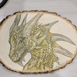 Wooden Dragon Wall Art