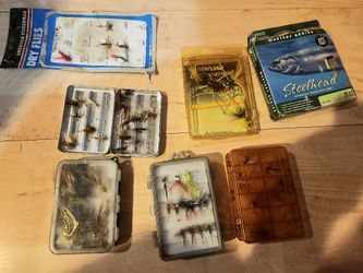 Fly Fishing Pole ,flies .......