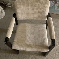 Mid Modern Century white Office Chair
