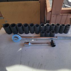 Heavy Duty 3/4 Impact Standard Socket Set.