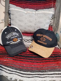 2 never worn genuine Harley Davidson ballcaps