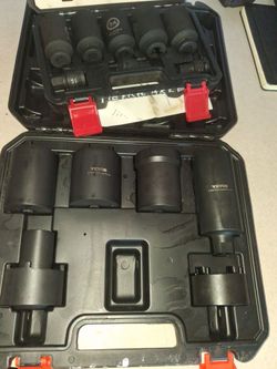 Axle nut set sockets