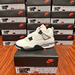 Jordan 4 White Cement