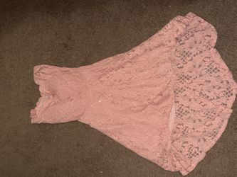 Glittery pink dress