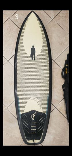 Proctor Hideoscillous Surfboard Proctor Titanium 2 Tech Carbon Fiber Kevlar epoxy 5'7"x20"x2 3/8" 31L