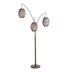 World Market Adjustable Tiki Arch Floor Lamp