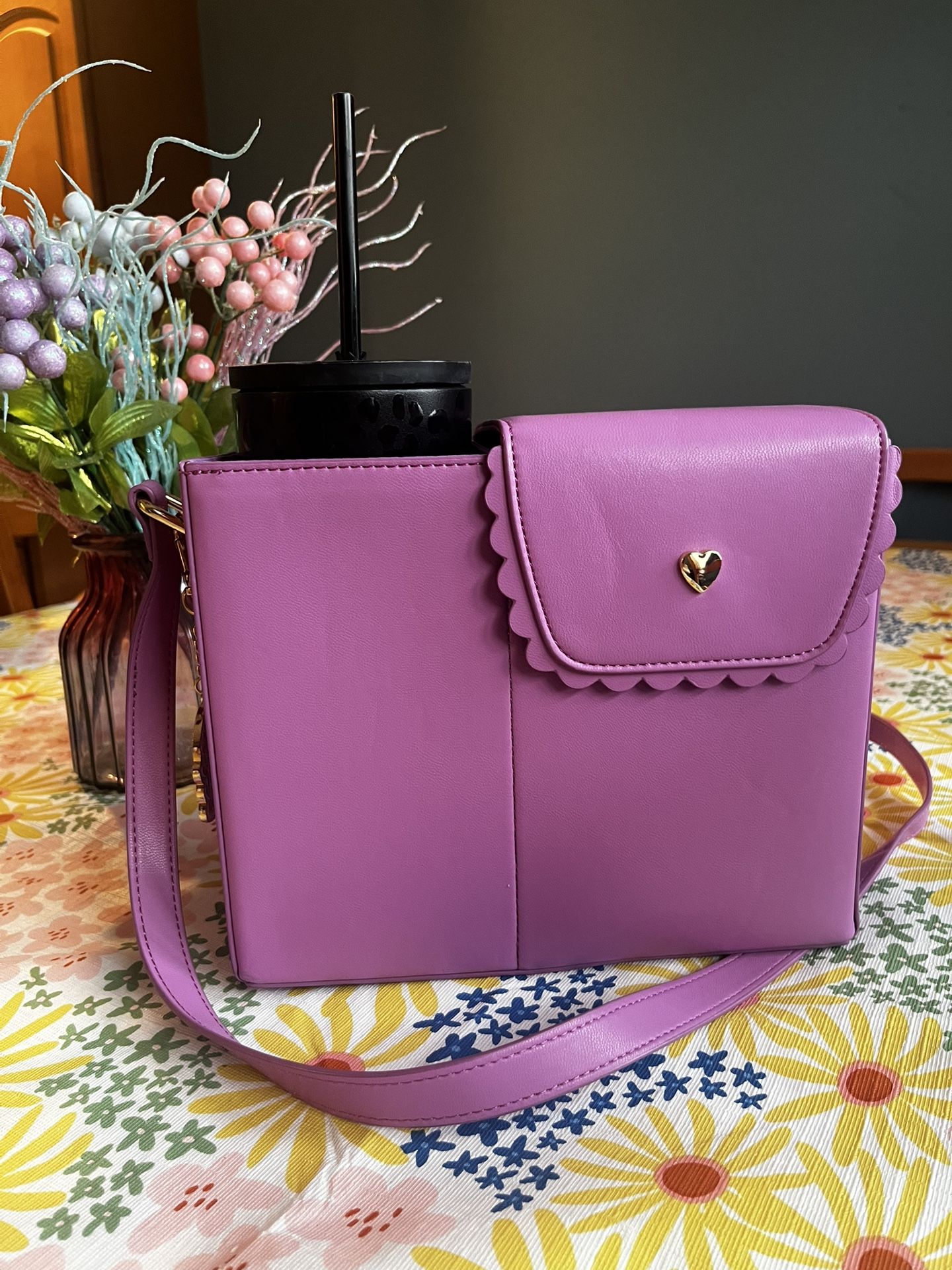 Kate Gabrielle Ella cup holder purse