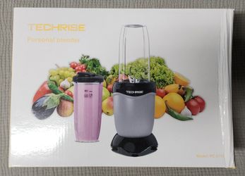 TECHRISE 600W Personal Blender with 2 Travel Cups (New)