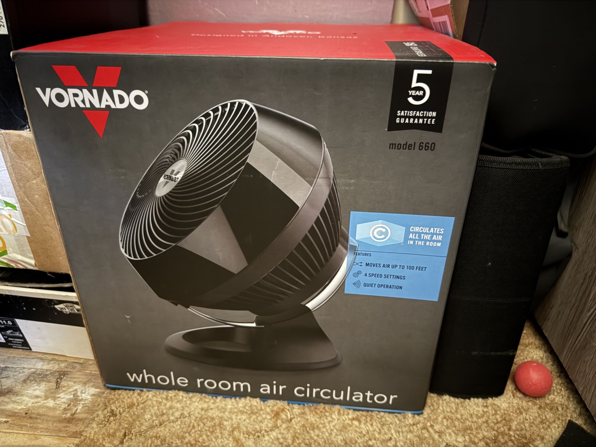 Vornado 660 Large Room Air Circulator (Powerful Fan)