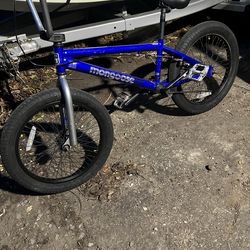 MONGOOSE INDEX 2.0 20" KIDS BMX FREESTYLE BIKE, BLUE