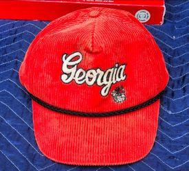 Vintage 1980s Georgia Bulldogs UGA Corduroy Hat