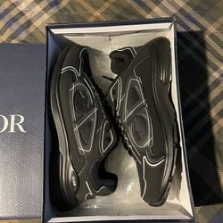 Black Dior B30 Reflective Sneakers