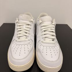Nike Air Force 1 Low White Sneakers 10.5