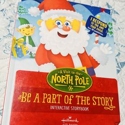 NEW! Hallmark Interactive Gift Book; A Visit To The North Pole. Works