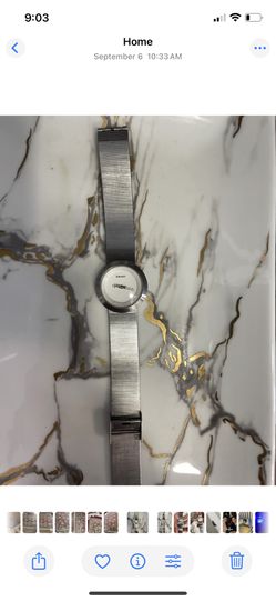 DKNY silver watch 