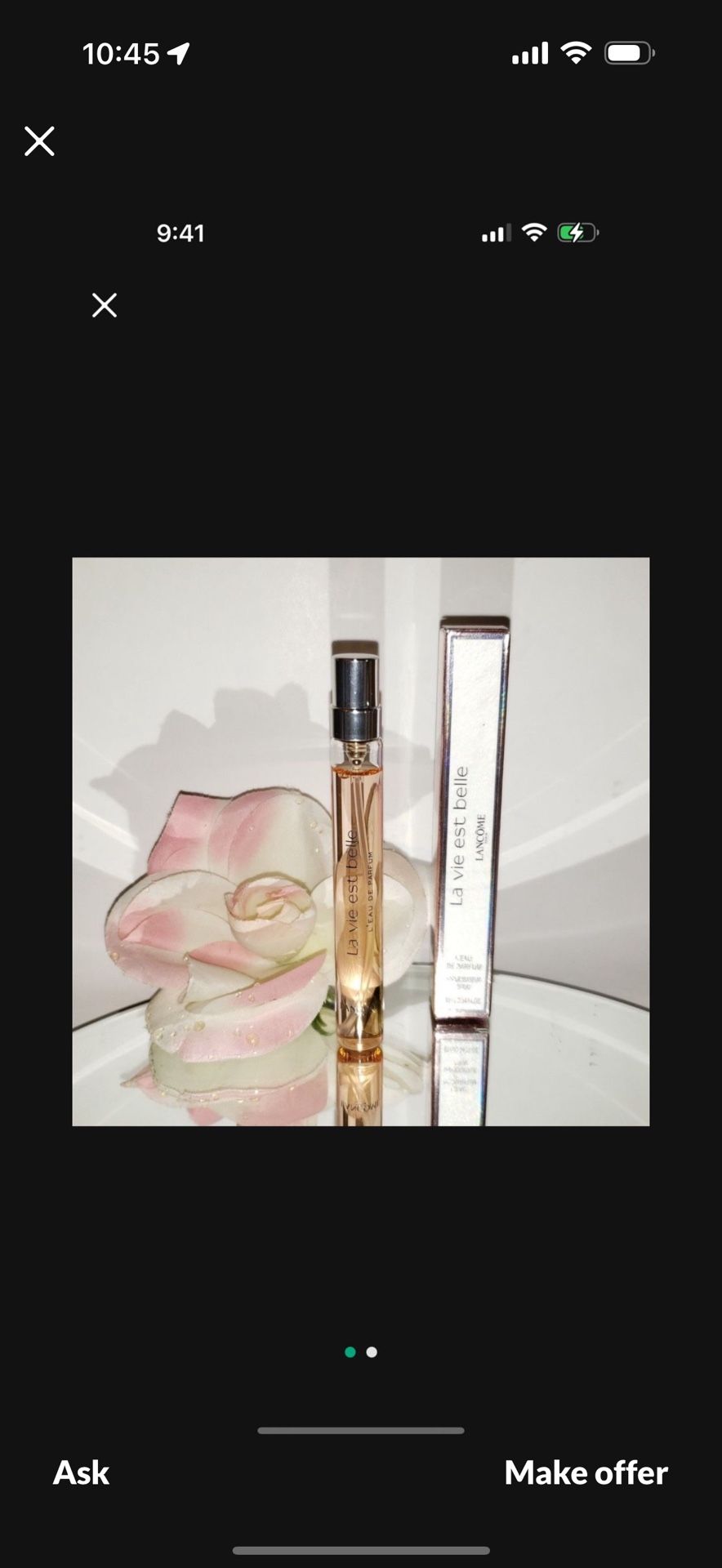New— Lancôme a La Vie Est Belle Eau de Parfum Refillable Purse Spray (0.34 oz.)