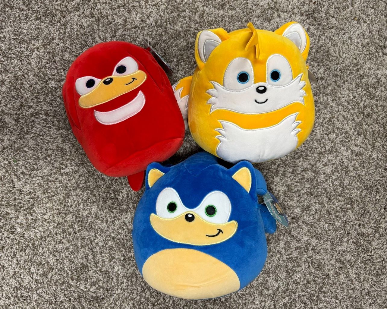 Sonic The Hedgehog, Tails, Knuckles Squishmellows