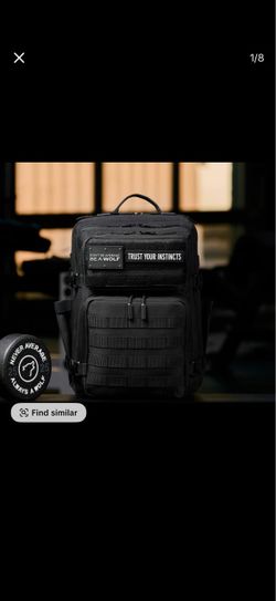 Alpha Black 35L Water Resistant Travel Backpack