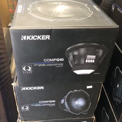 Kicker COMPQ10 10”  Audio On Sale