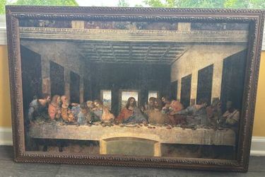 Framed Last Supper Portrait