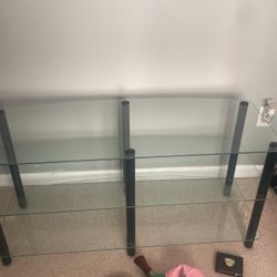 Glass TV Stand