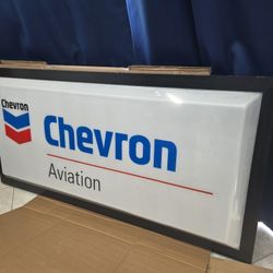 Chevron Aviation Sign 60" X 29.5" X 3.25"