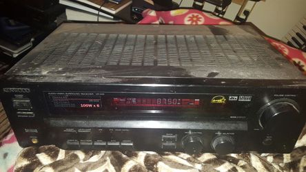 Kenwood audio-video surround receiver.