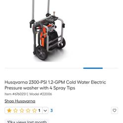 Pressure Washer Electric 