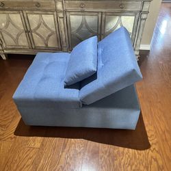 Corduroy Armless Convertible Chair