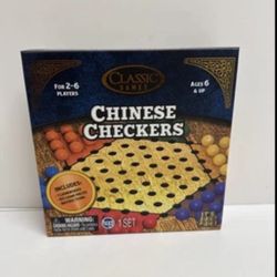 Classic Games Wood Chinese Checkers Set | Board & 60 Game Pieces