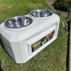 Dog Food Bowl With Food Storage 