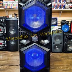 Karaoke Bluetooth Party Speaker 15" 22000w - SUPER BASS - 2 Wireless Mics ❗️ 🎤 👌
