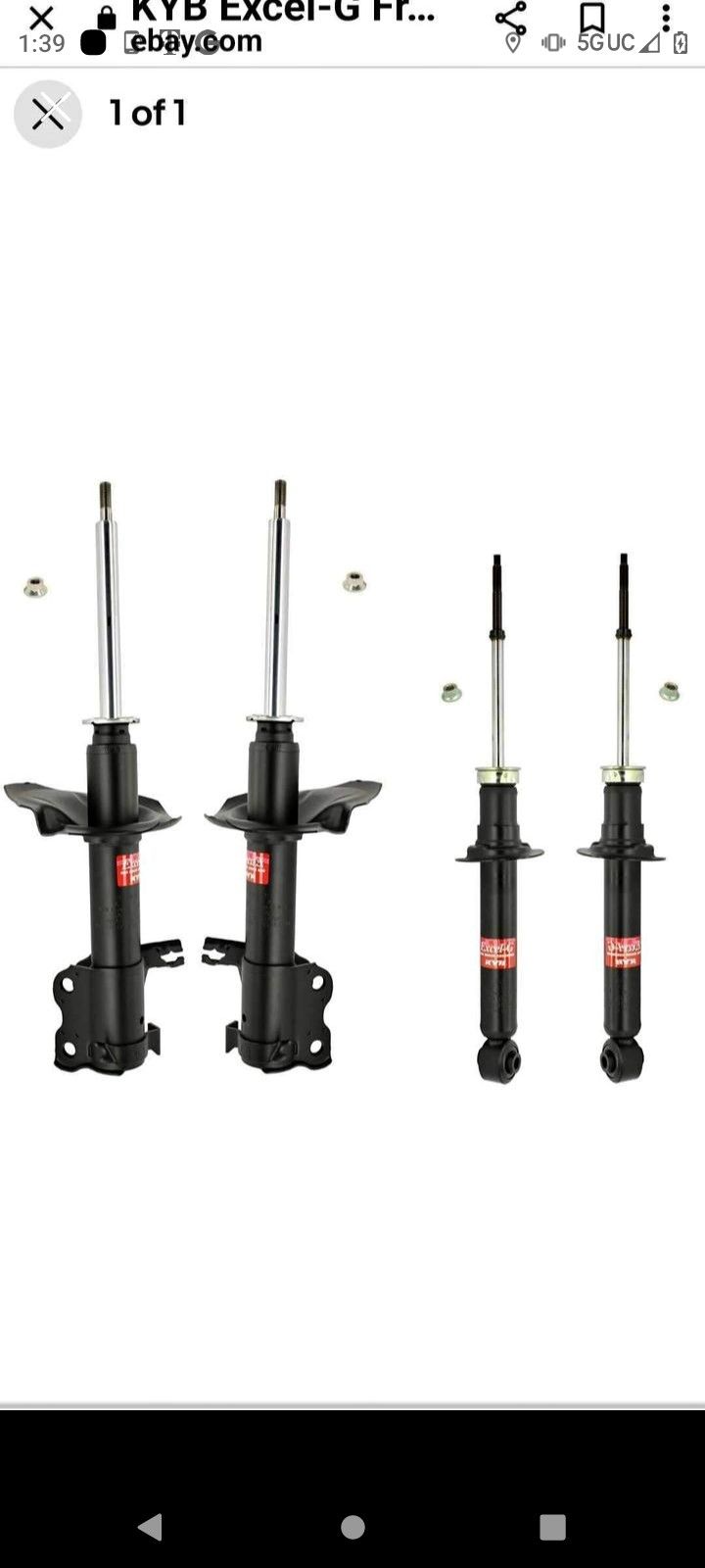 Brand New Kyb Shock Struts 95-99 Maxima
