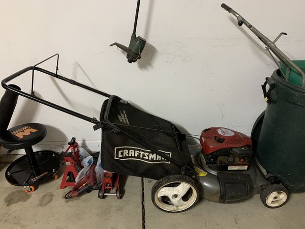 Craftsman Lawn Mower Gas 550 Series Silver Edition Great condition