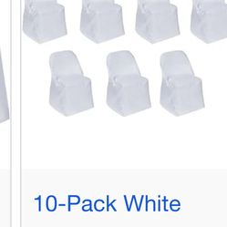 White Folding Chair Covers 