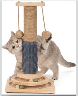 4-in-1 Cat Scratching Post – Brand New
