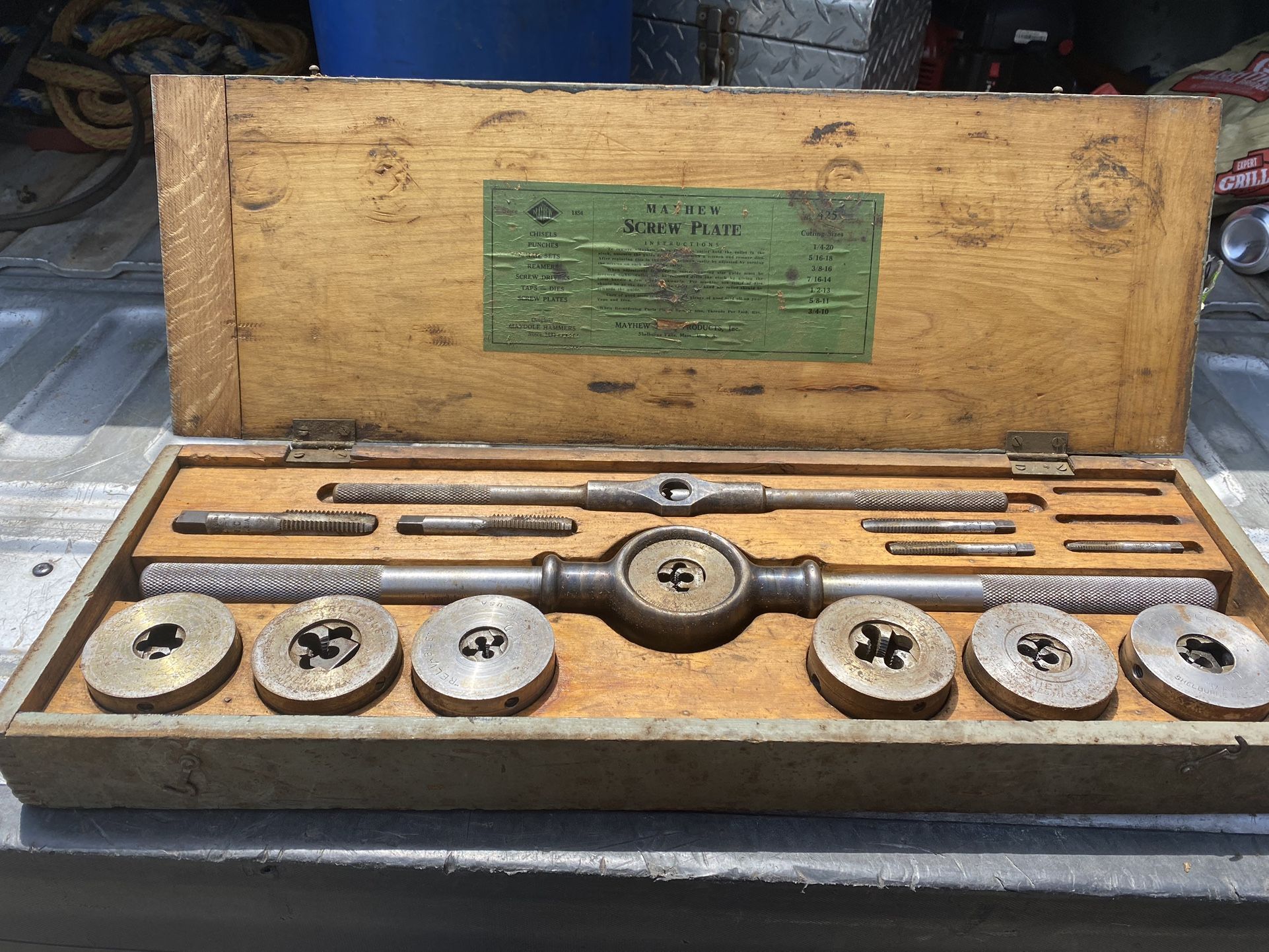 Vintage Tap And Die Set