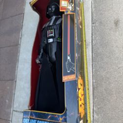 Star Wars Darth Vader Action Figure with Sound Effects Collectible in Box