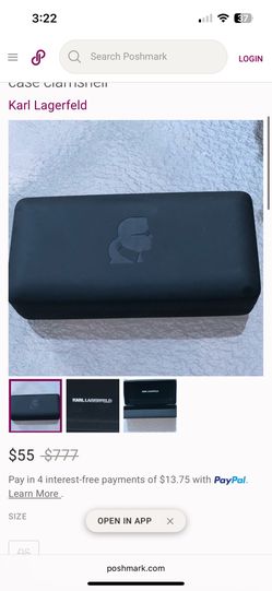 Karl Lagerfeld Sunglasses Case Only $10