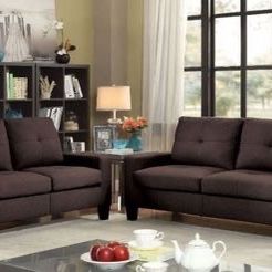 Brand New Chocolate Sofa and Love Seat Set