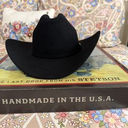 Brand New Black Stetson Hat