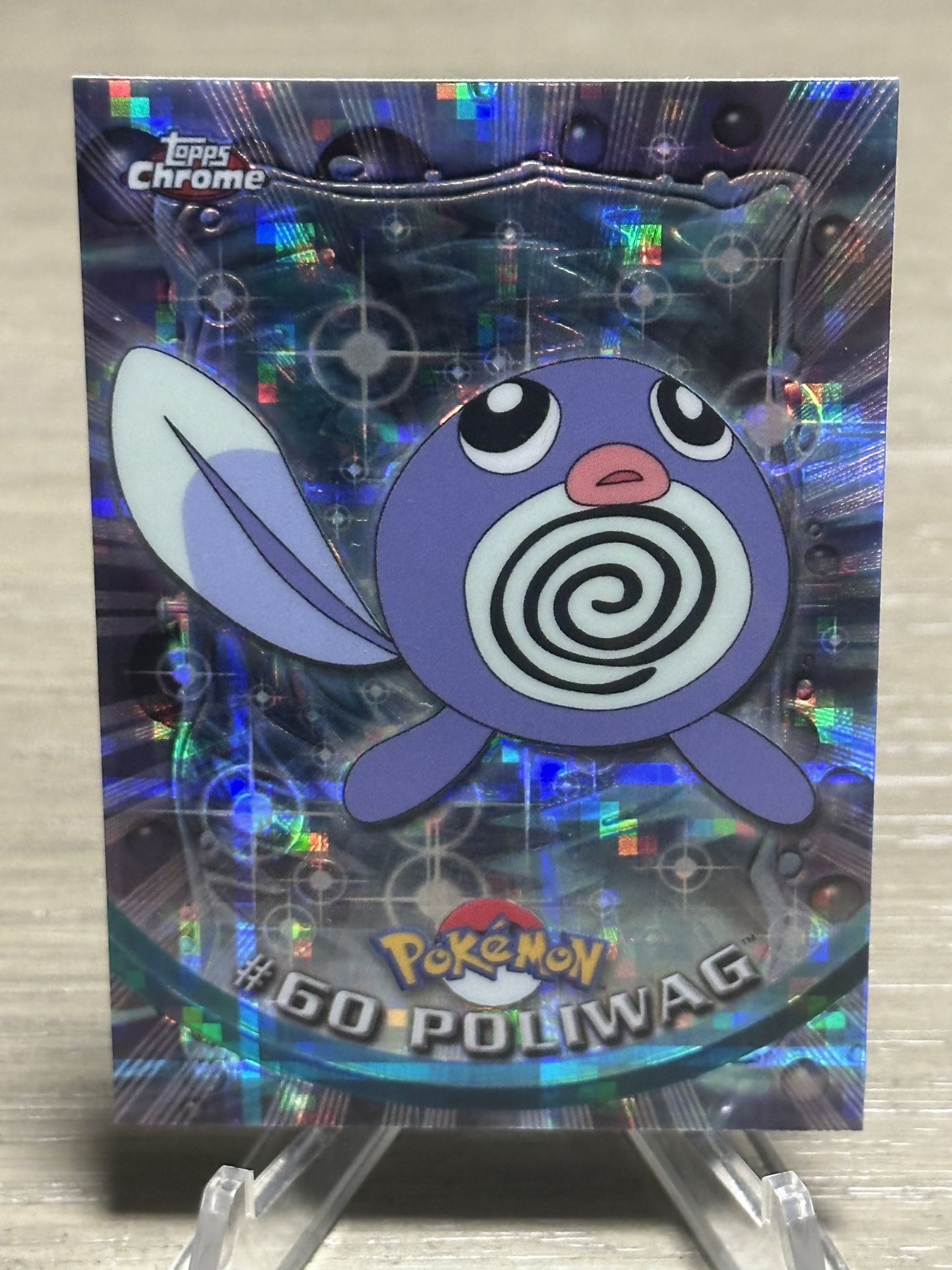 Poliwag Tekno Chrome Topps Holo