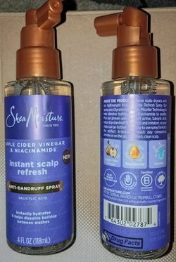 SheaMoisture Apple Cider Vinegar Instant Scalp Refresh Spray - New Sealed
