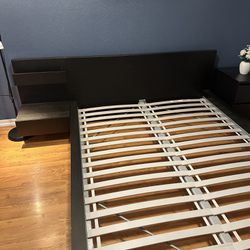 Queen Bed- IKEA Malm 