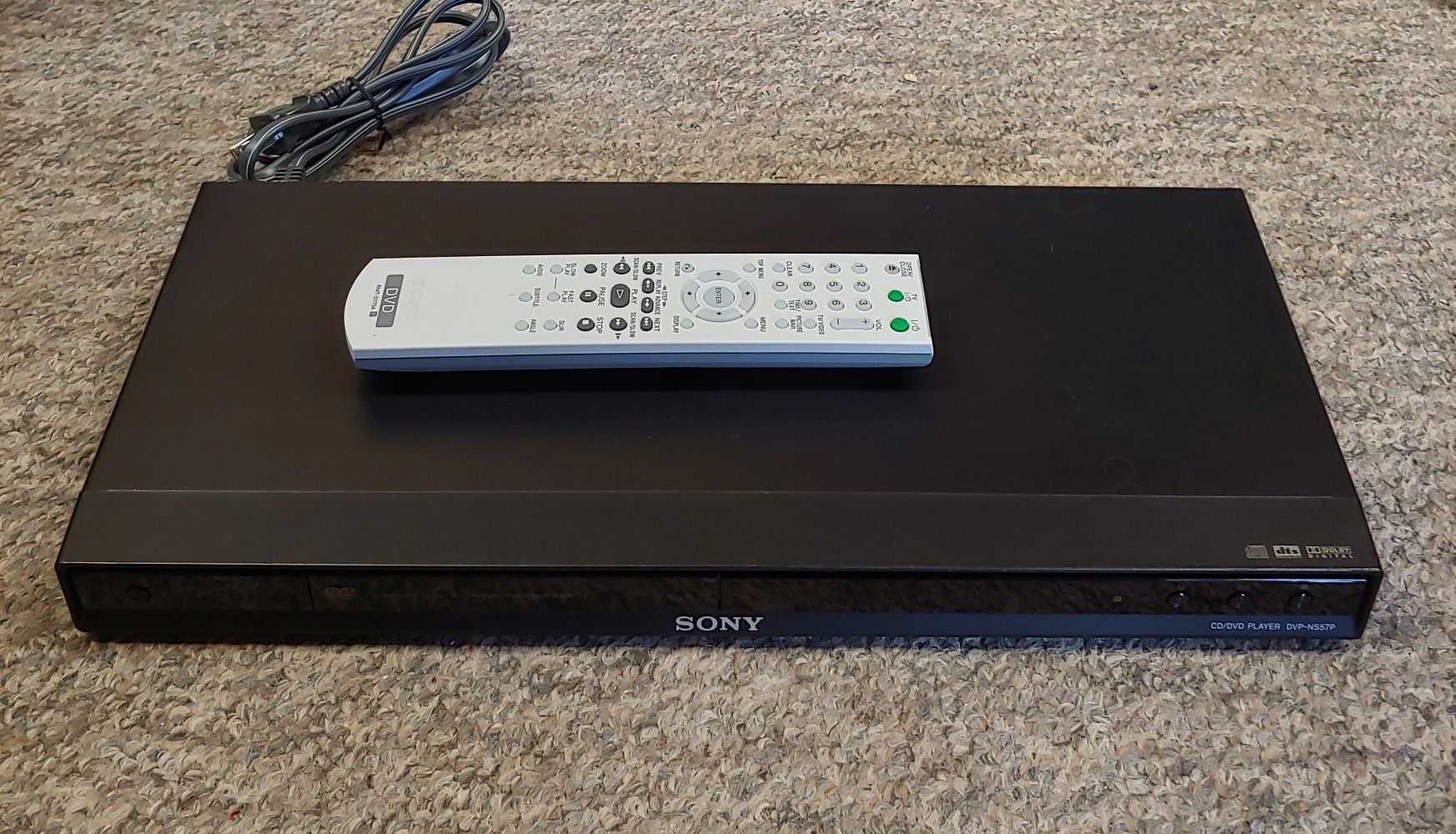 Sony DVD/CD Player With Remote