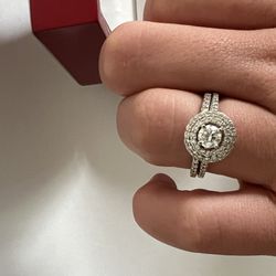 Engagement Ring And Matching Wedding Band Thumbnail