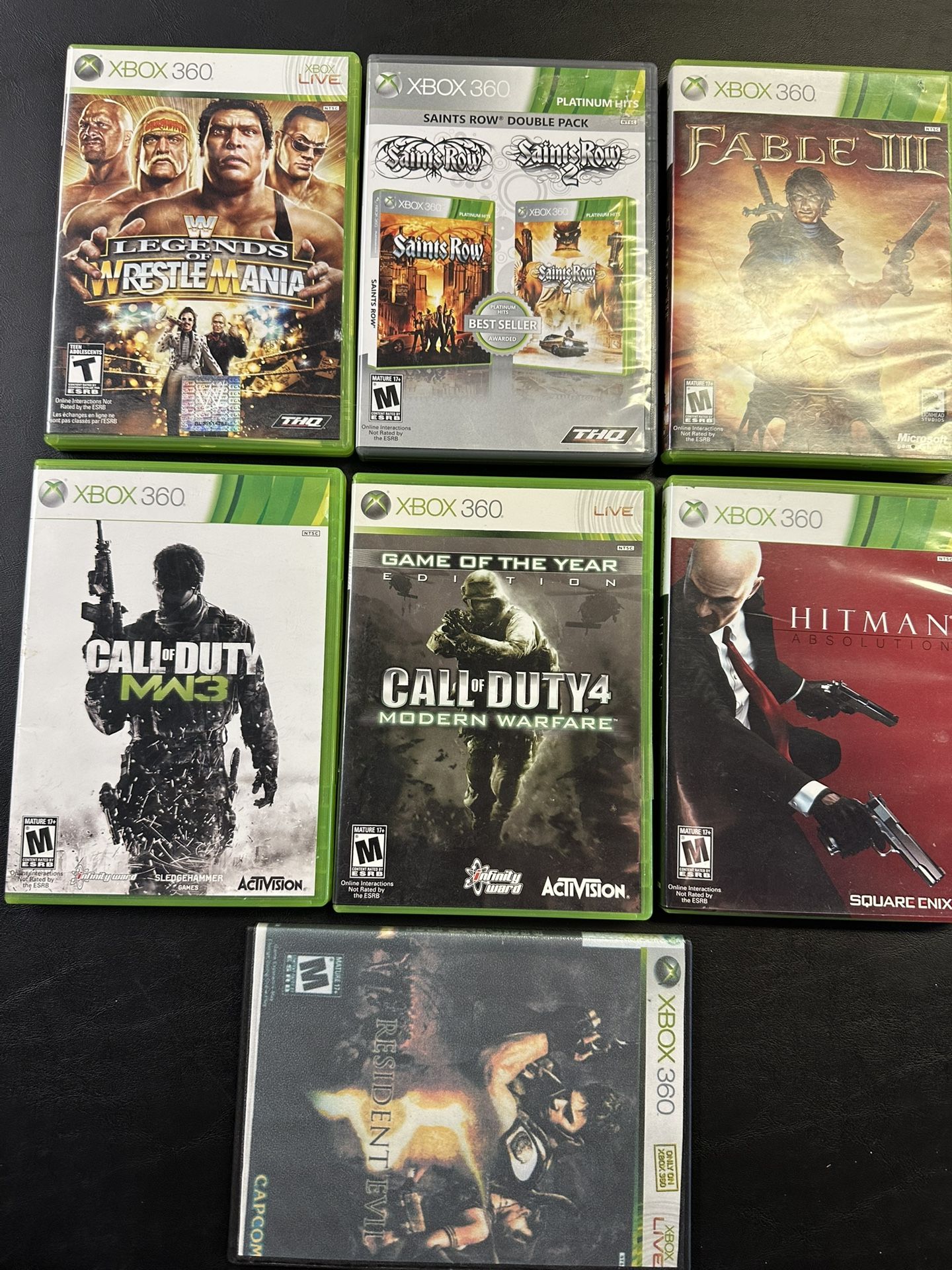 Many Xbox 360/Playstation Video Games