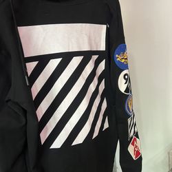 Off White patch Zip Up 