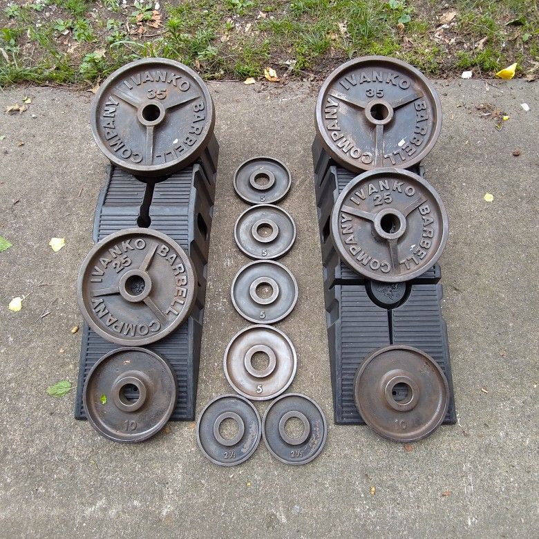165lb Ivanko Olympic Weight Plate Set