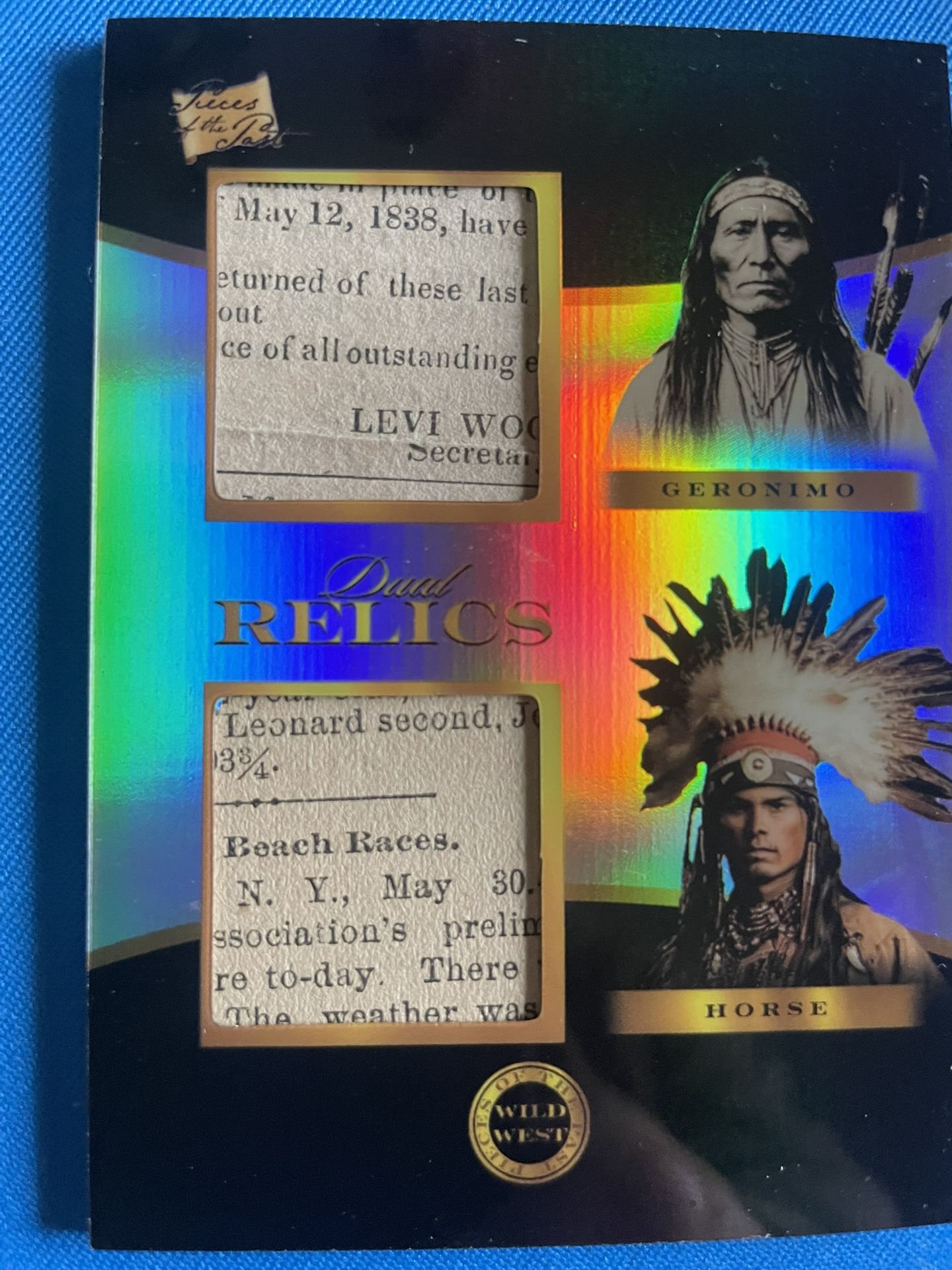 Geronimo and Crazy Horse 2025 Wild West Relic Card